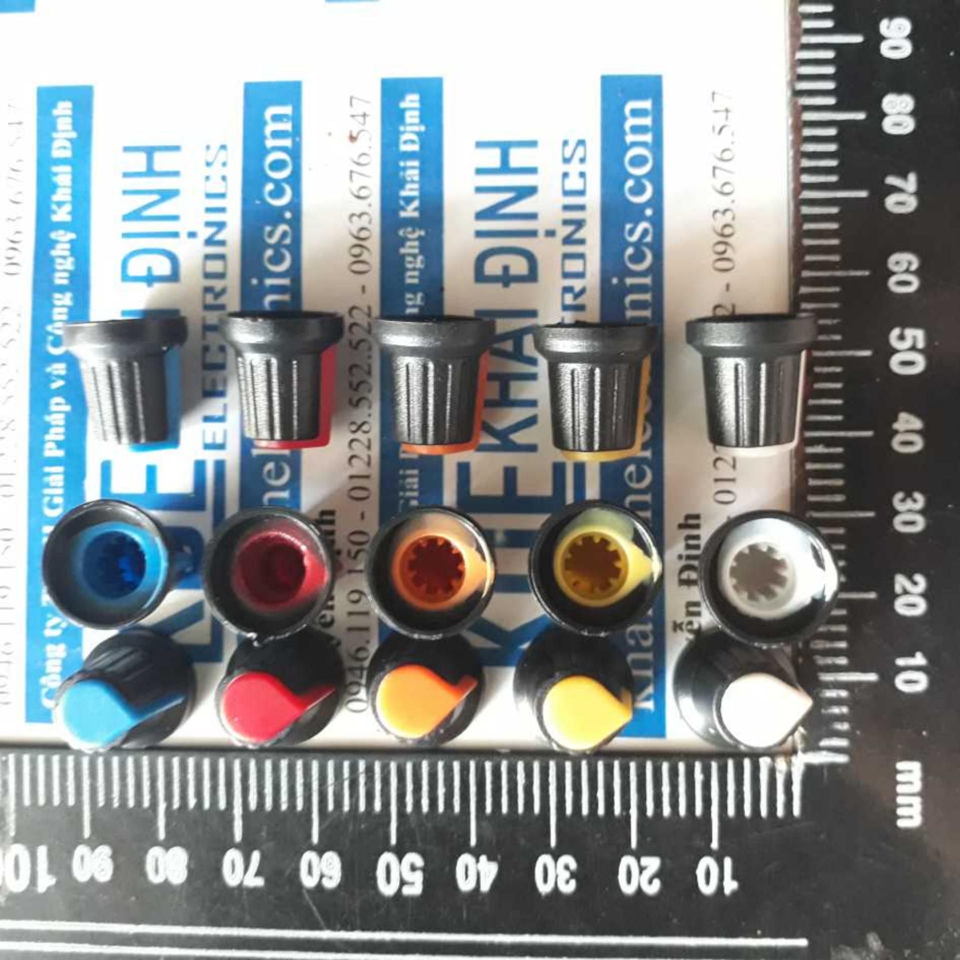 25 cái núm vặn biến trở Volume, triết áp WH148 (5 màu, mỗi màu 5 cái)