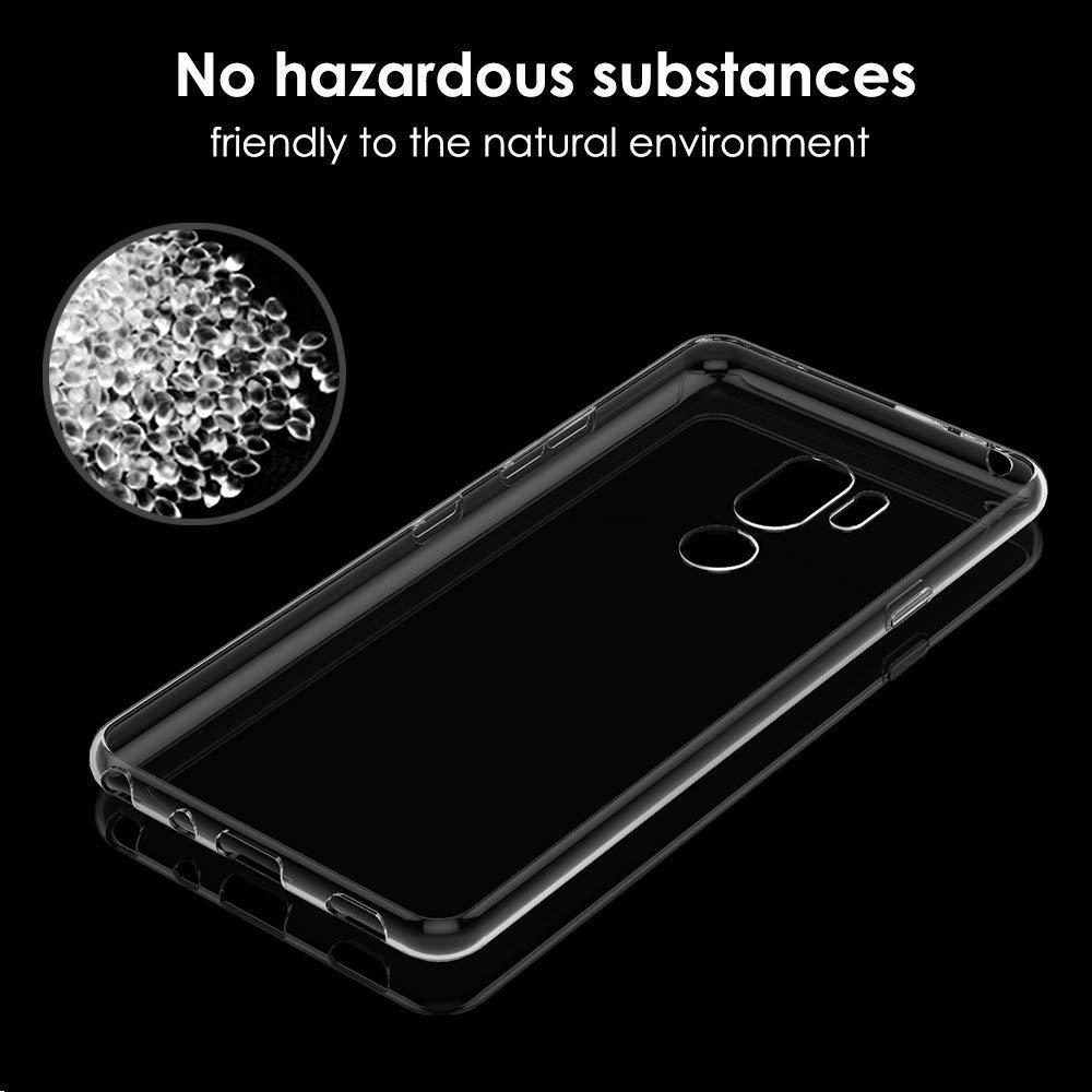 Ốp Silicon cho LG G7 Trong suốt (Loại A+ chống ố vàng)