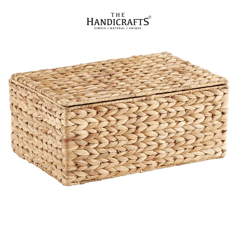 Giỏ Lục Bình (Giỏ bèo tây) khung sắt có tay cầm | The handicrafts
