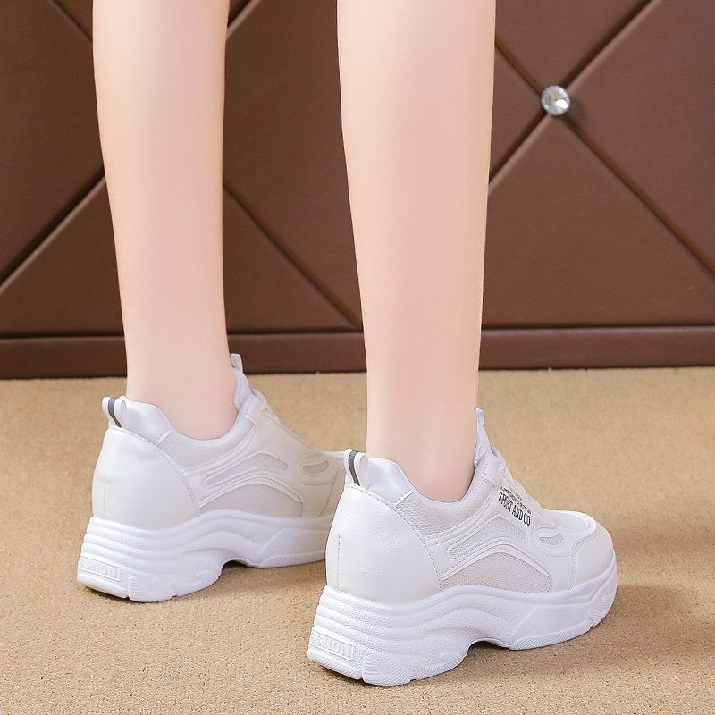 Thanh lý - Giày bánh mì đế độn cá tính cao 7cm full size BM093