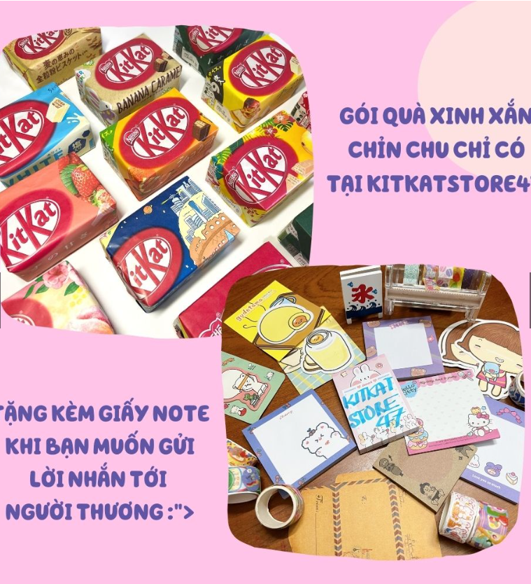 HỘP KITKAT BOX 10 VỊ SIÊU LẠ & NGON