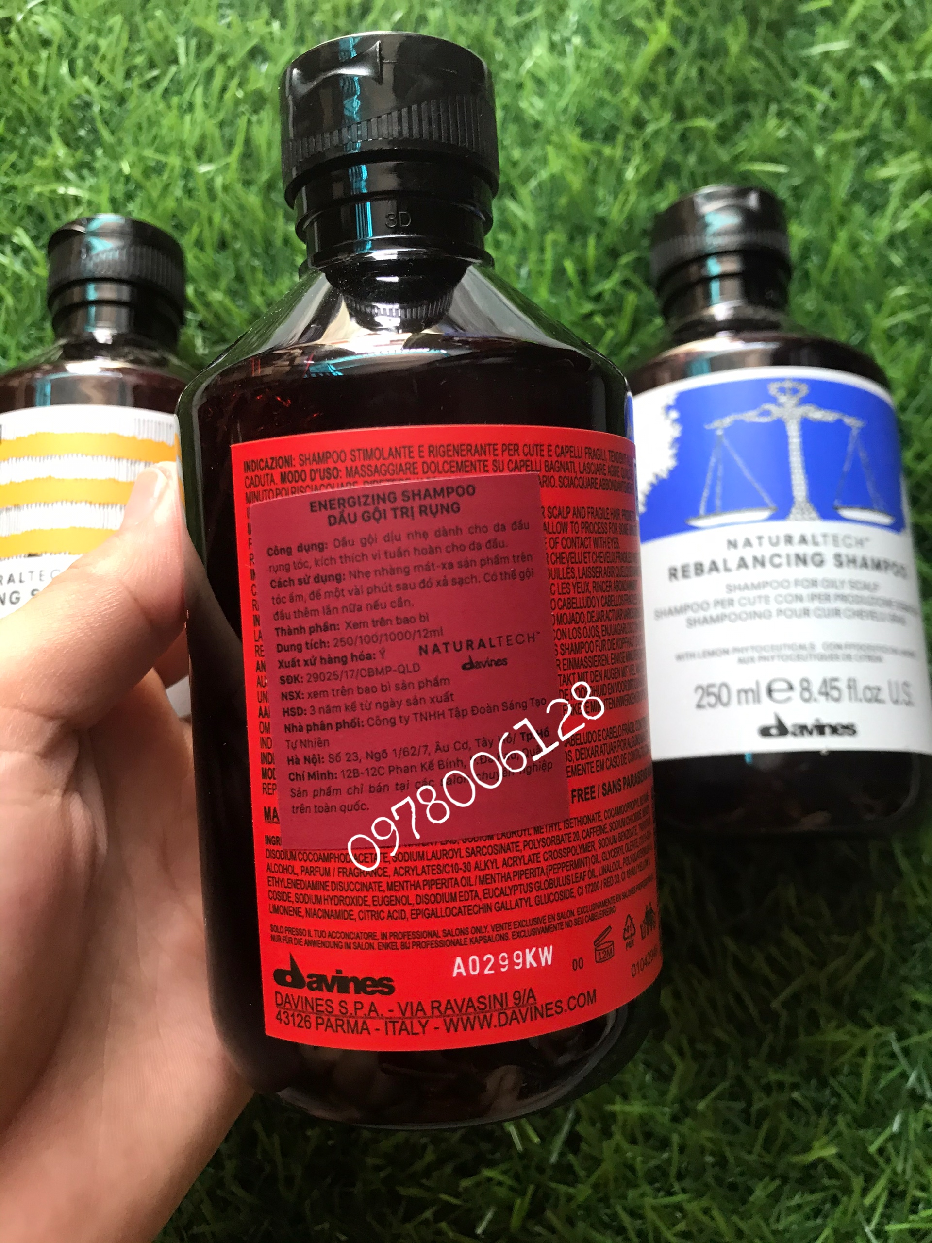 [Davines] Dầu gội chống rụng tóc Davines Energizing Shampoo 250ml