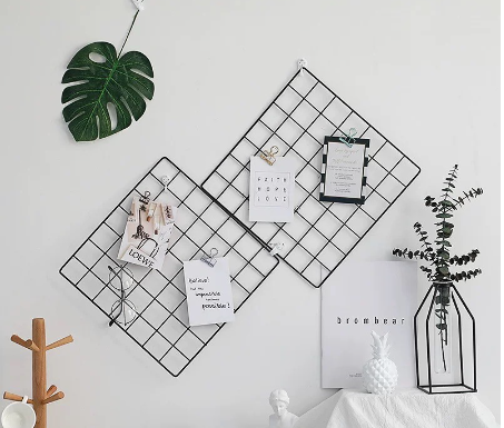 5 cái Lưới sắt treo đồ - Lưới sắt lắp ghép đa năng, trang trí