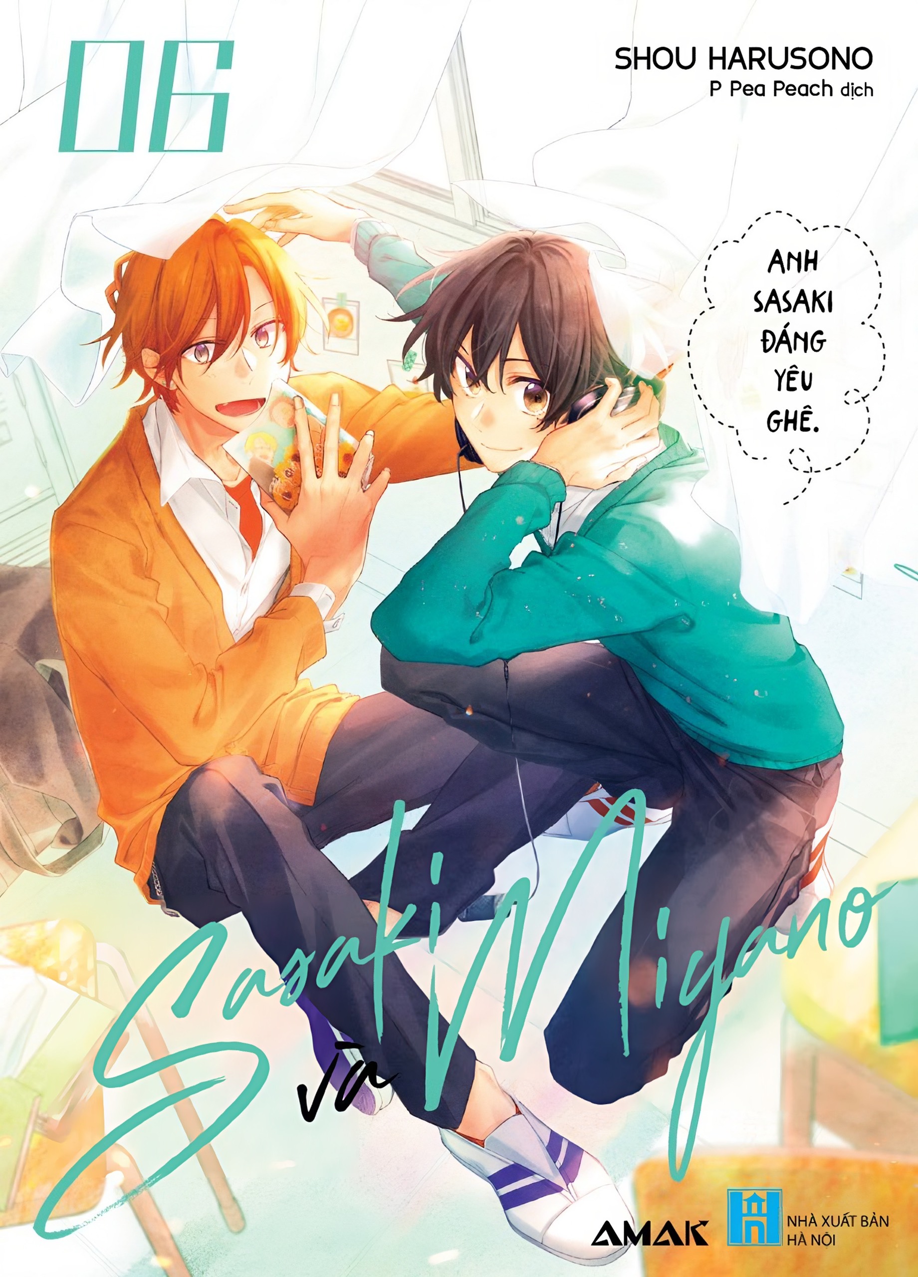 Truyện tranh sasaki và miyano - tập 6 - bản phổ thông và đặc biệt - boys love - amak