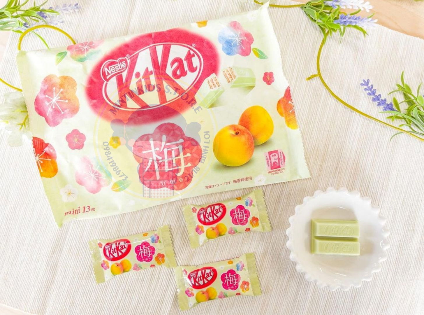 [HCM]KITKAT socola vị mơ xanh Ume