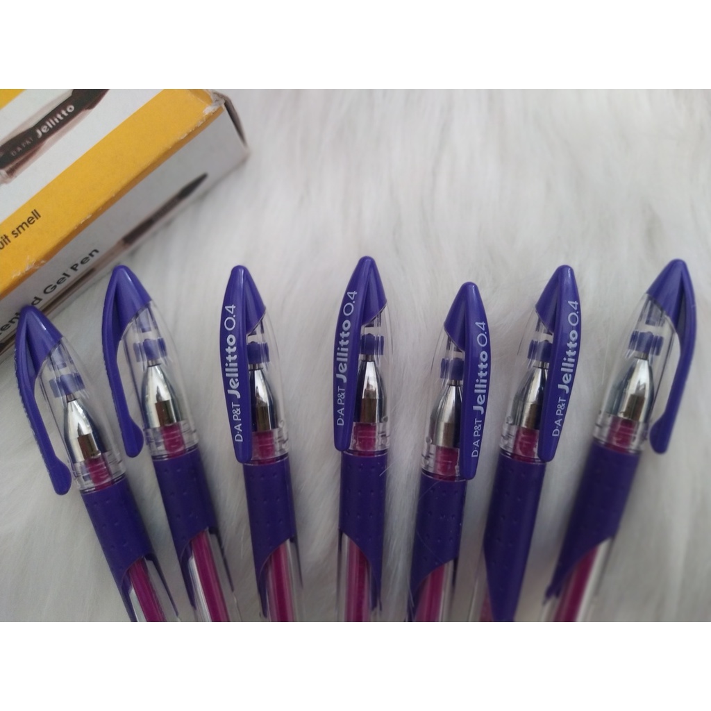 (HCM) Bút GEL Jellitto 0.4mm D-A P&T ( Xuất xứ Hàn Quốc )( Hộp 12 cây)