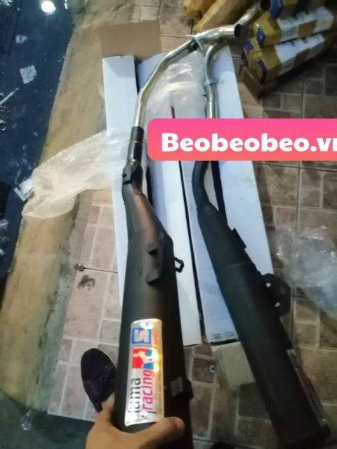 pô xe máy uma exciter 150 (pô móc sài gòn) Có Video