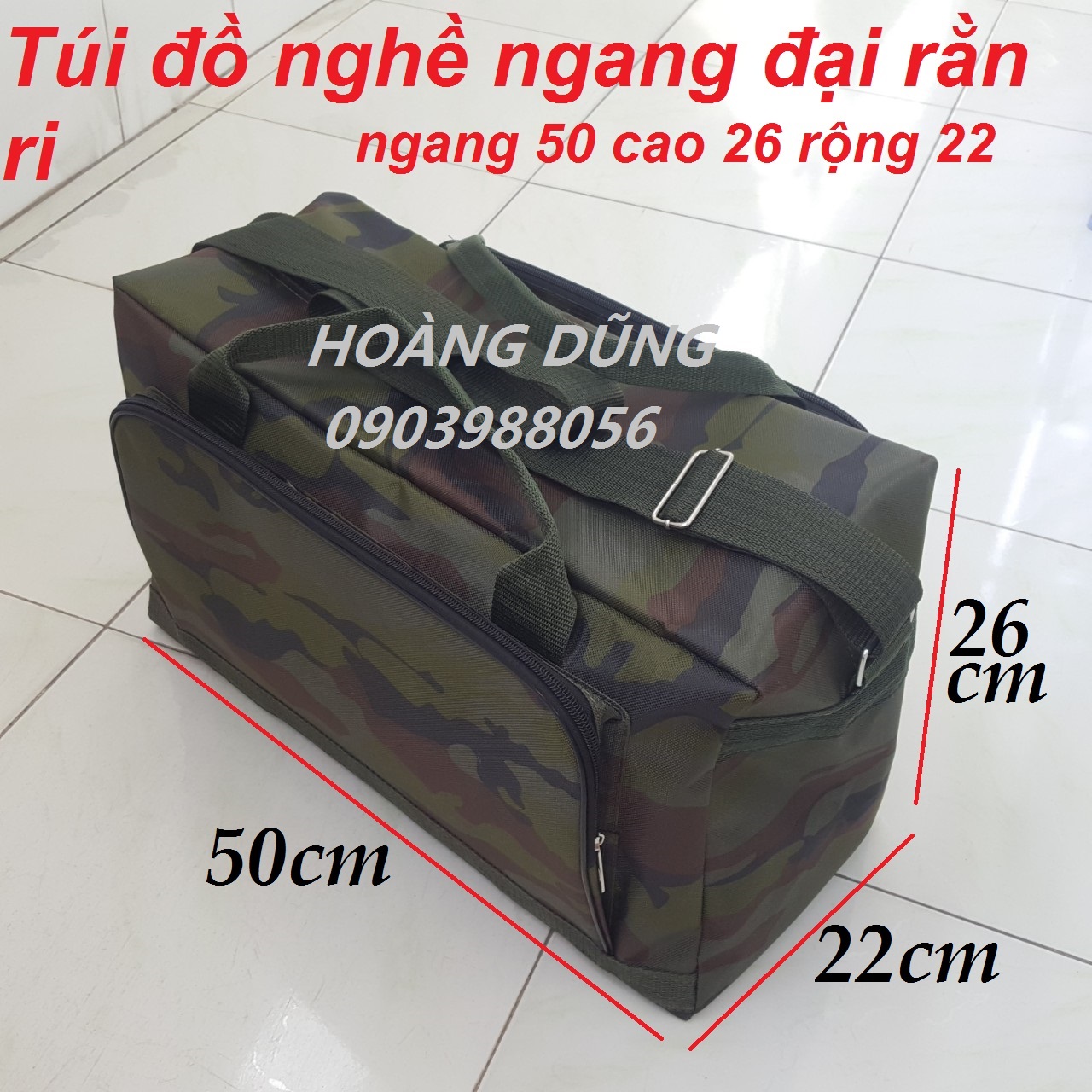 [ Rẻ vô cực ] Túi đựng đồ nghề size đại rằn ri siêu bền siêu tốt