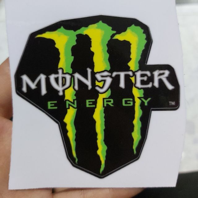 Combo 2 Tem Decal Logo Monster Giá Rẻ Dán Xe