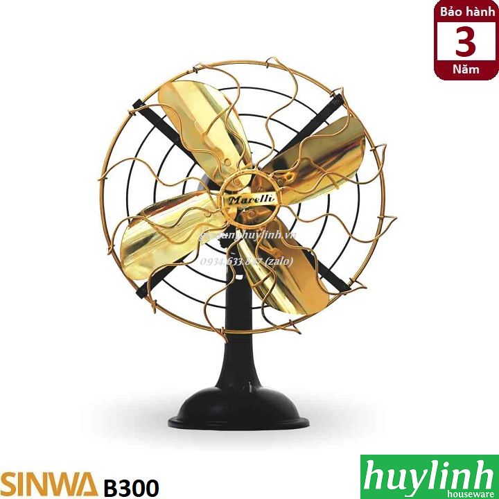 [Trả góp 0%]Quạt bàn kiểu cổ Sinwa B300