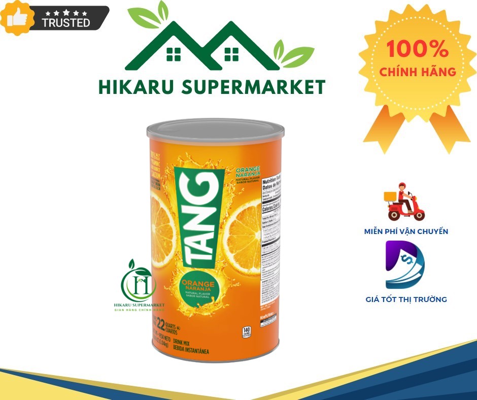 [HÀNG MỸ ] BỘT CAM TANG PHA NƯỚC BỔ SUNG VITAMIN C 2,04kg