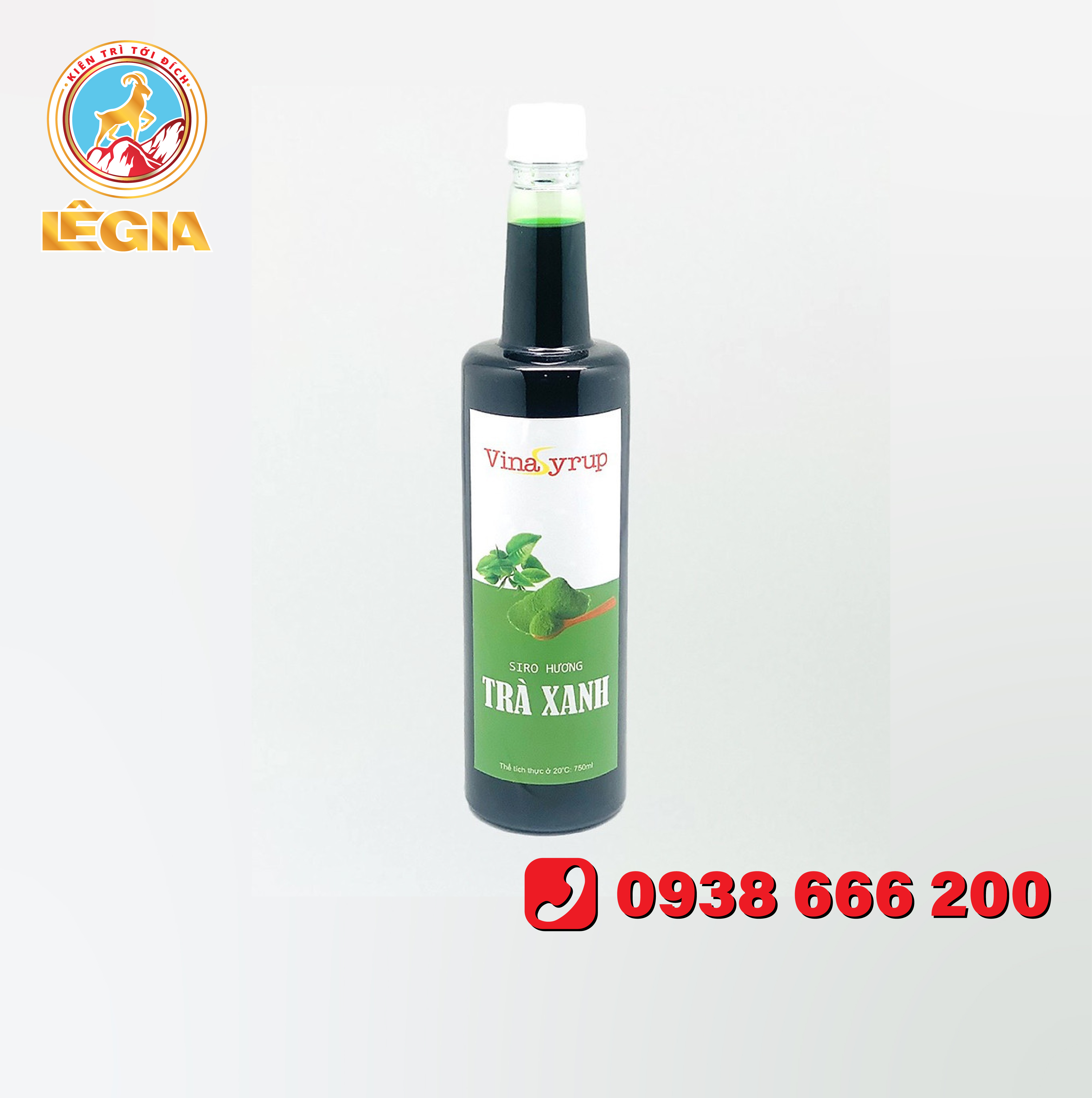 SIRO VINA TRÀ XANH 750ML ( VINA GREEN TEA SYRUP )