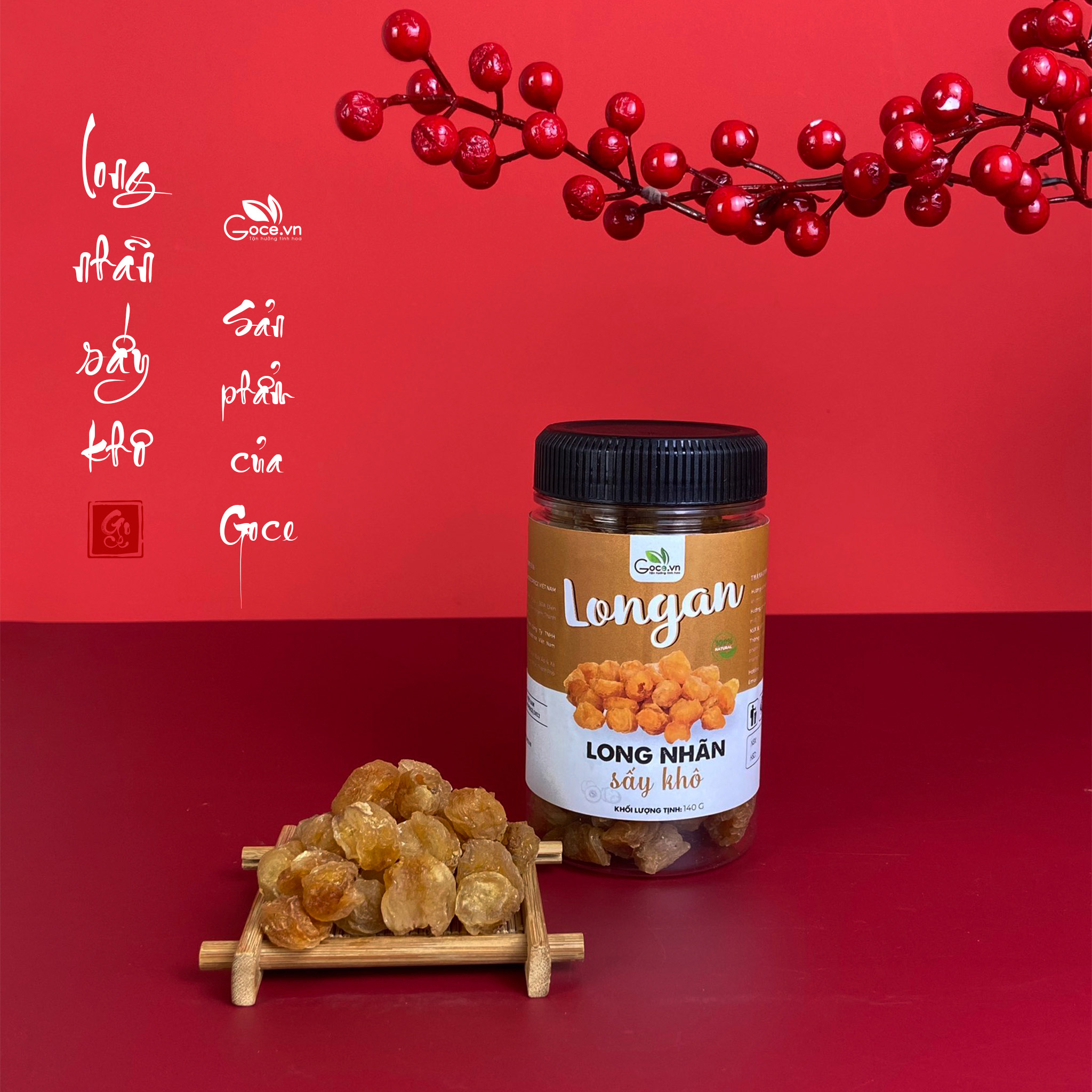 Long nhãn (Nhãn nhục) sấy khô Goce - 140g
