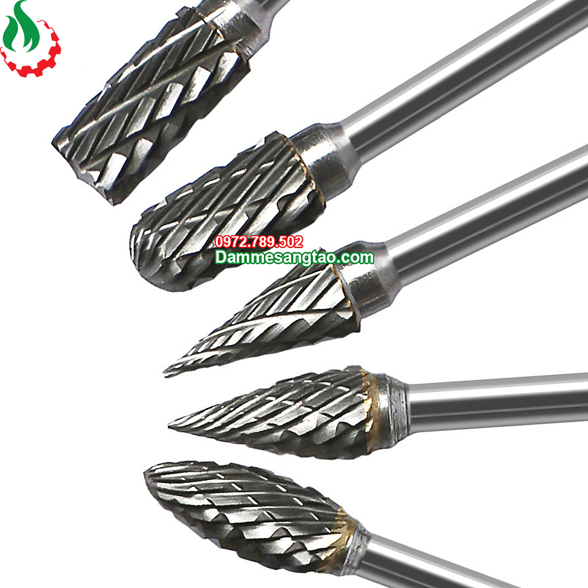 Mũi mài khắc hợp kim trục 3mm