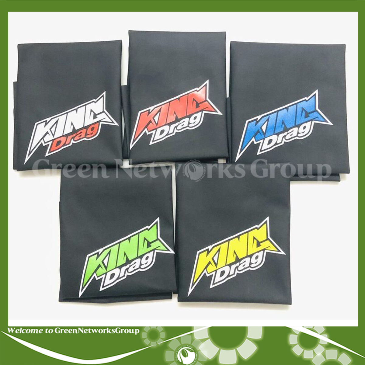Bọc da yên xe King Drag cho xe máy loại chữ nhỏ Greennetworks