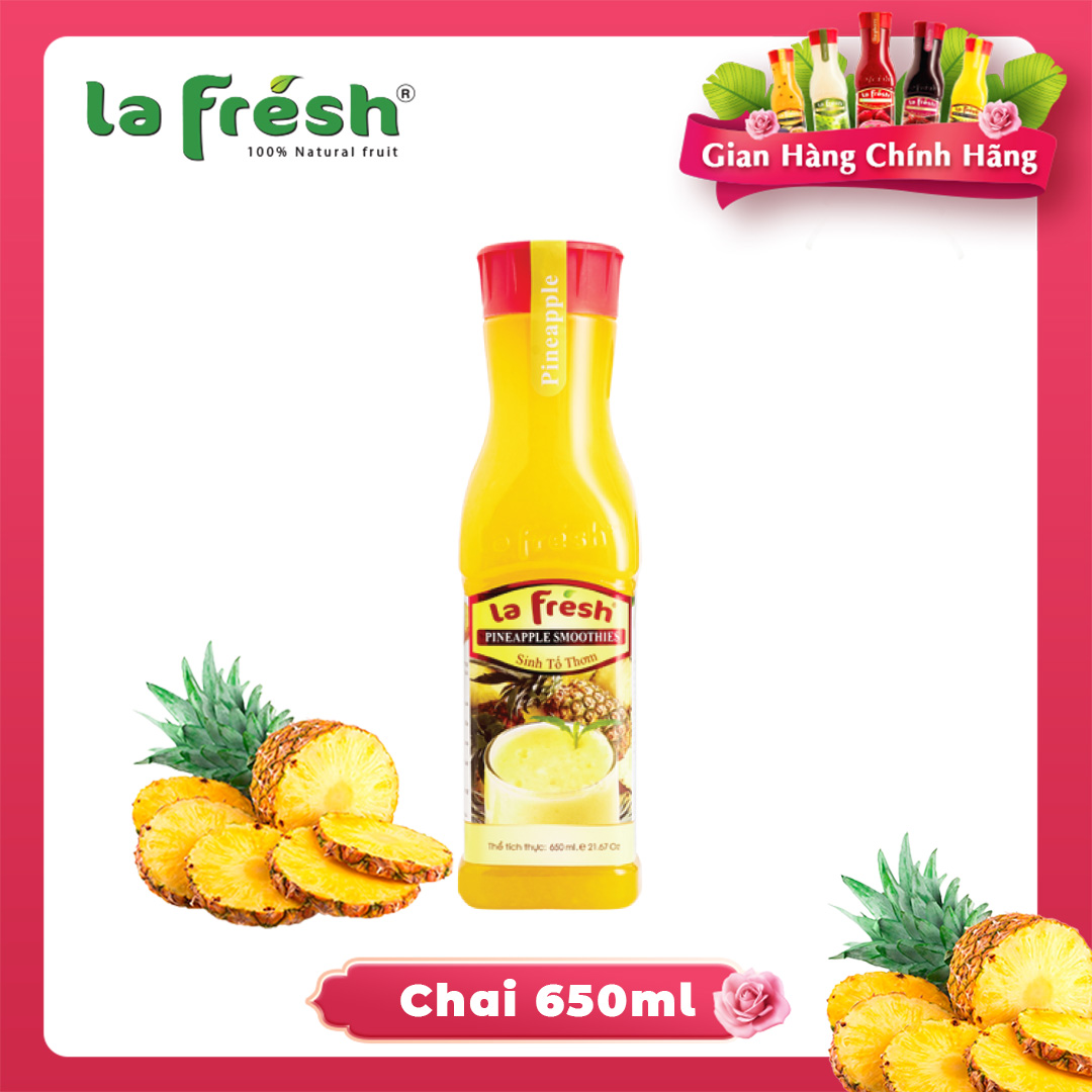 Sinh Tố Thơm Lafresh Đà Lạt Chai 650ml