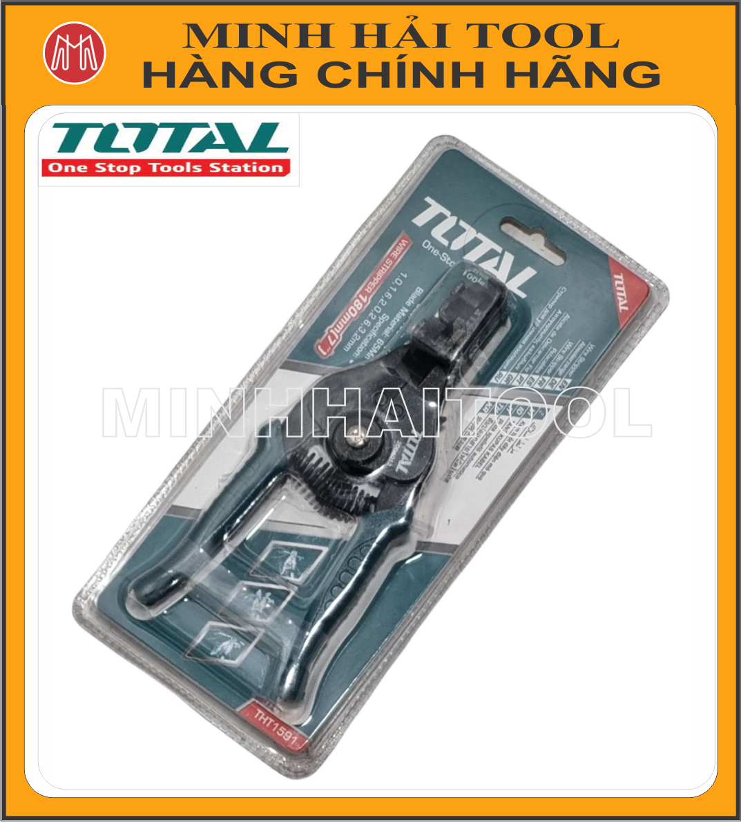 Kìm tuốt dây điện 9 inch TOTAL THT1591