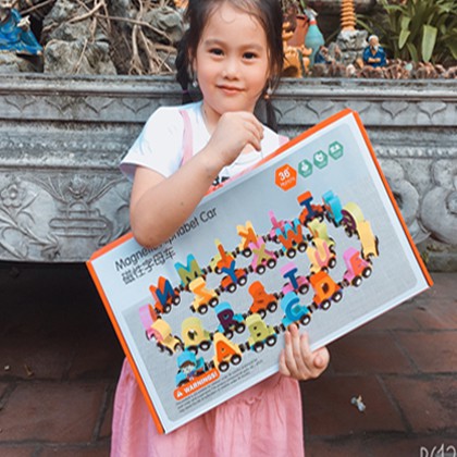 Đoàn Tàu Nam Châm Chữ và Số