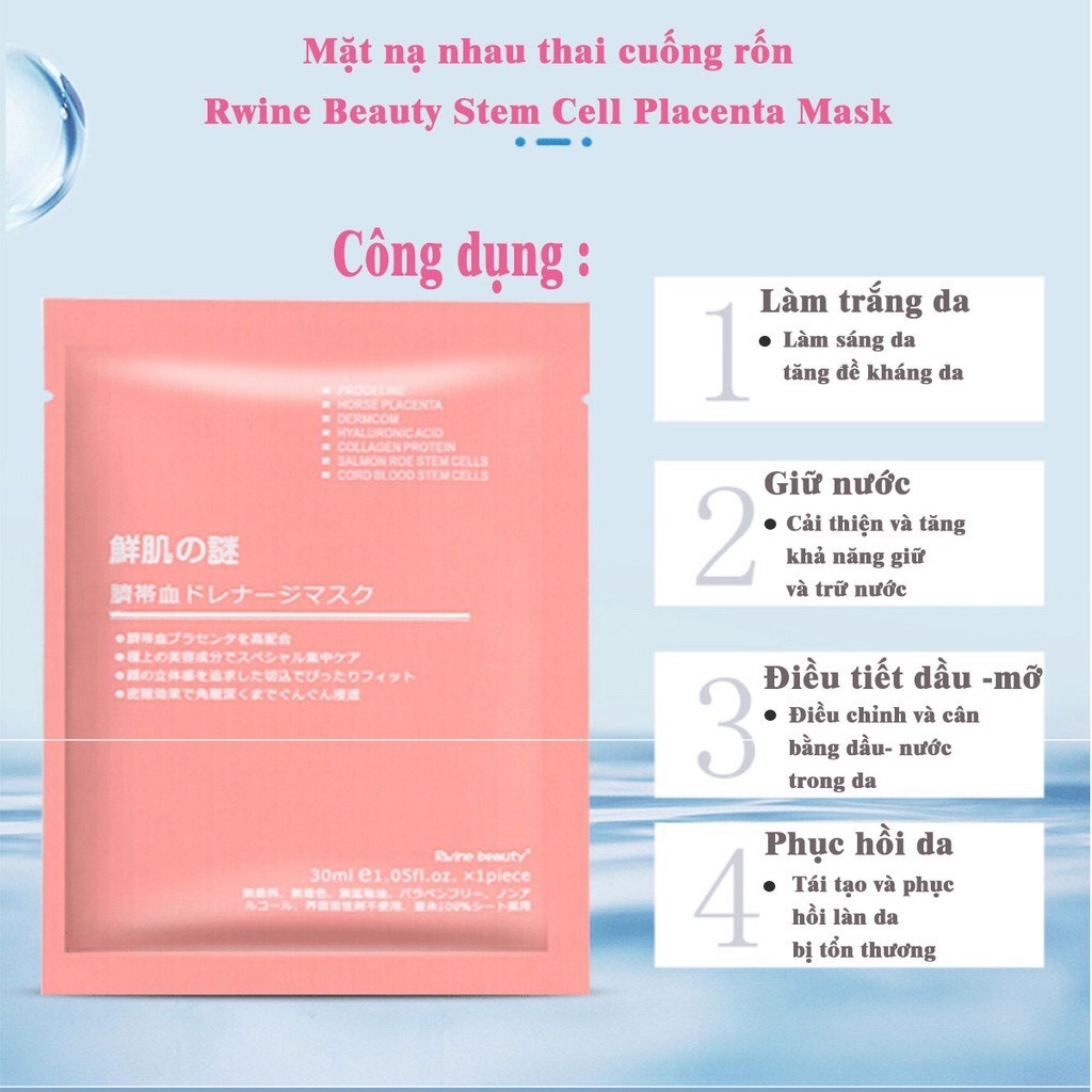 Combo 100 Mặt Nạ Nhau Thai Cừu Nhật Bản