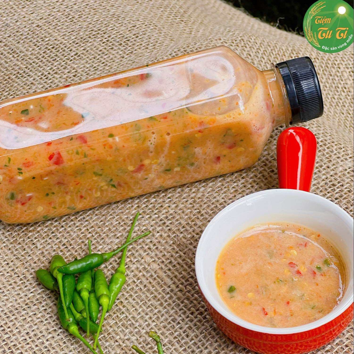 MUỐI ỚT ĐỎ 400ml - Muối Chấm Thần Thánh