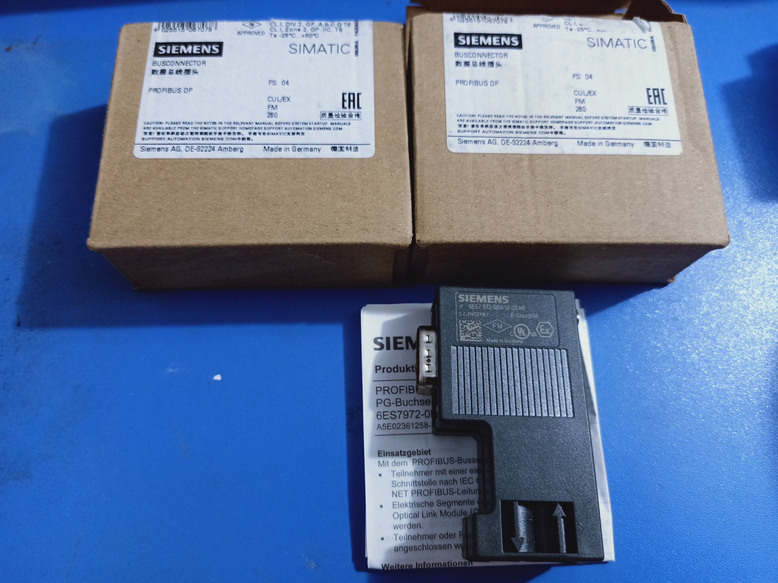 Đầu nối Profibus - Siemens 6ES7972-0BA12-0XA0