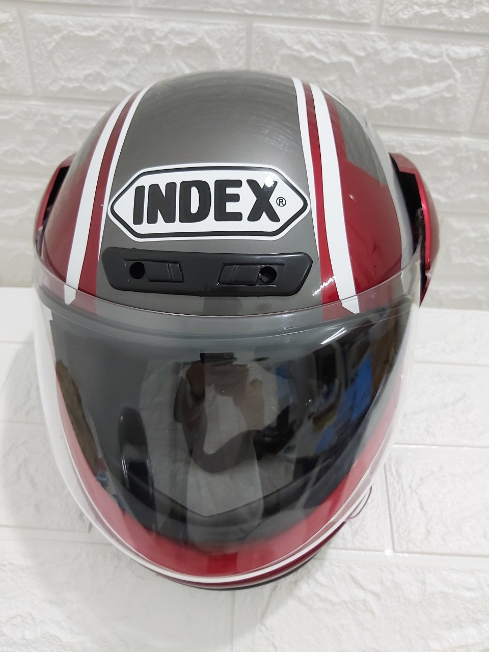 MŨ BẢO HIỂM FULLFACE INDEX(PHÙ HỢP CHO VÒNG ĐẦU TỪ 55-60CM BẢO HÀNH 12 THÁNG)