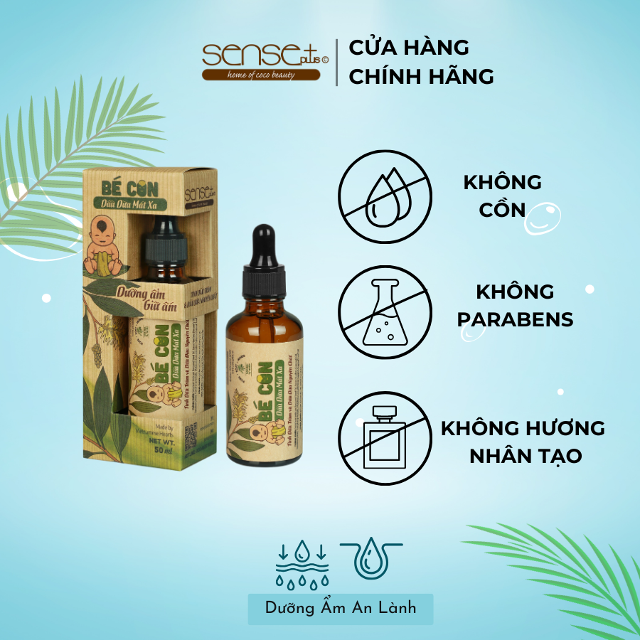 Dầu Dừa Mát-xa Bé Con Sense Plus
