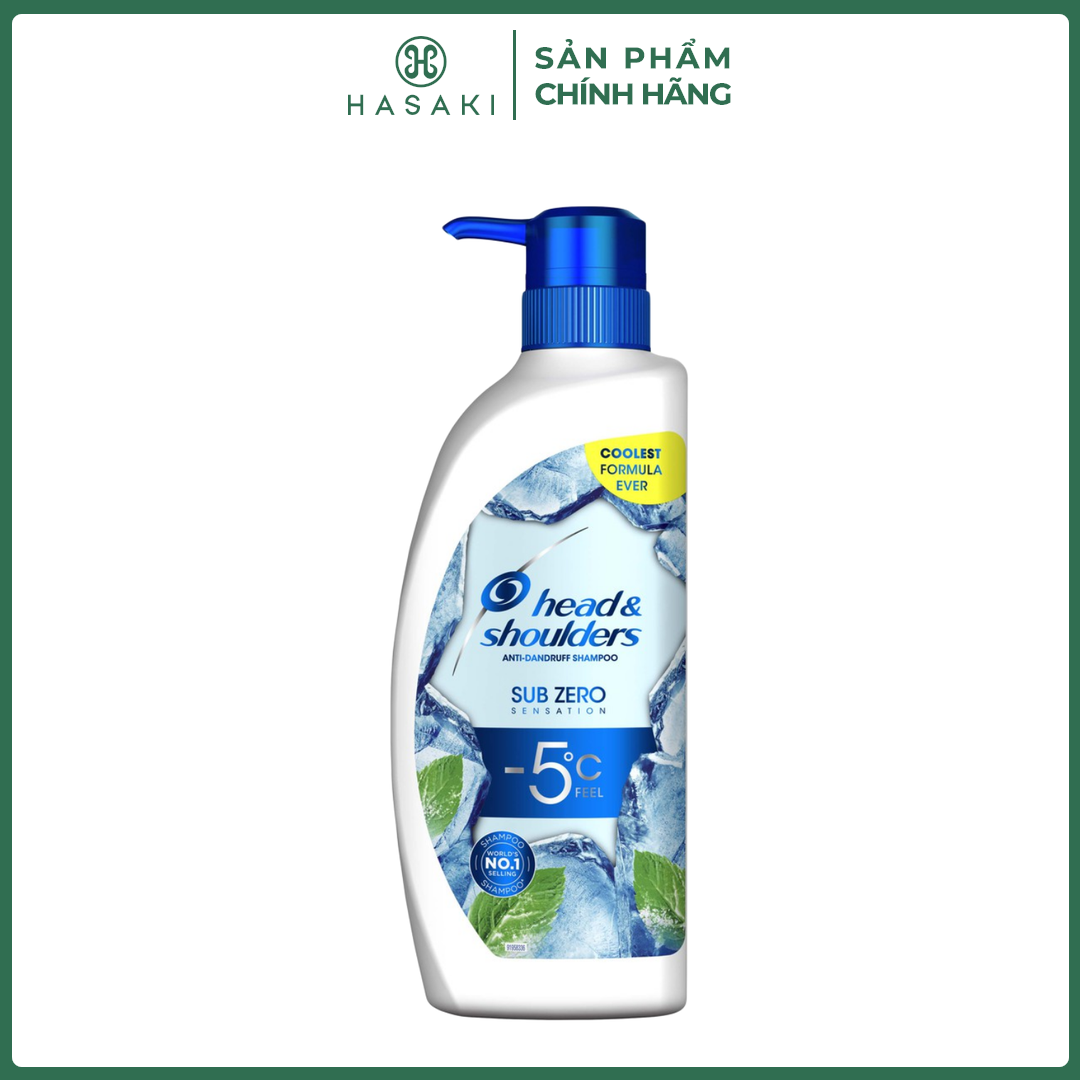 Dầu Gội Head & Shoulders Băng Lạnh Sạch Gàu Sub Zero Sensation Hasaki Sản Phẩm Chính Hãng