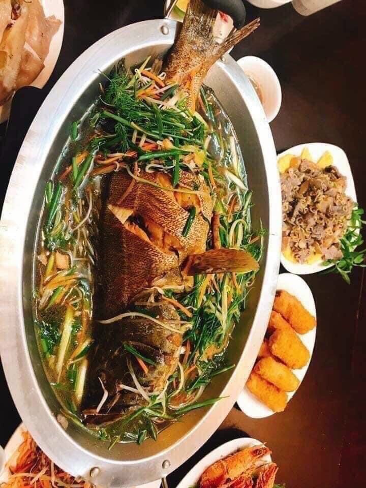 Nồi Đựng CÁ CHÉP BẦU DỤC INOX OM DƯA, NẤU LẨU, Đĩa Hấp cá cạn inox có nhiều size