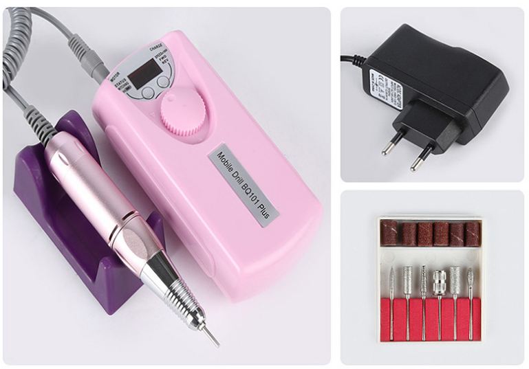 Máy mài móng tích điện BQ 101 plus full phụ kiện