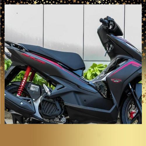 [Bao Đổi Trả] Bộ Tem Rời Dán Full Xe Cho Airblade 2015 Black Edition - Đỏ Đen