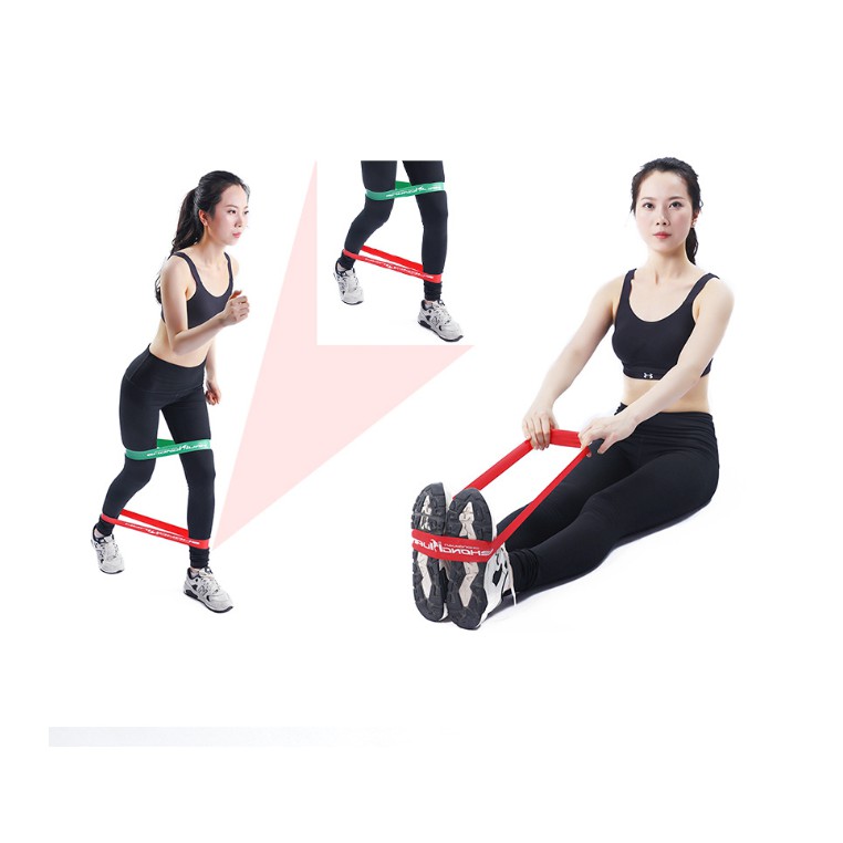 [FREESHIPMAX] Bộ 6 dây kháng lực , miniband tập mông REDCODE cho vòng 3 siêu đẹp
