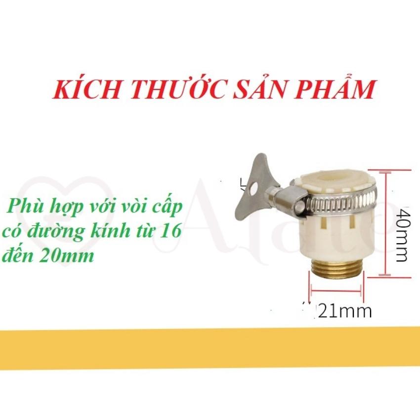 Đầu Nối Nhanh Nguồn Nước, Nối Nhanh Dây Nước Tại Đầu Vòi, Ren Trong Phi 21 và 27, Sản Phẩm Của Lionking-Tonydx
