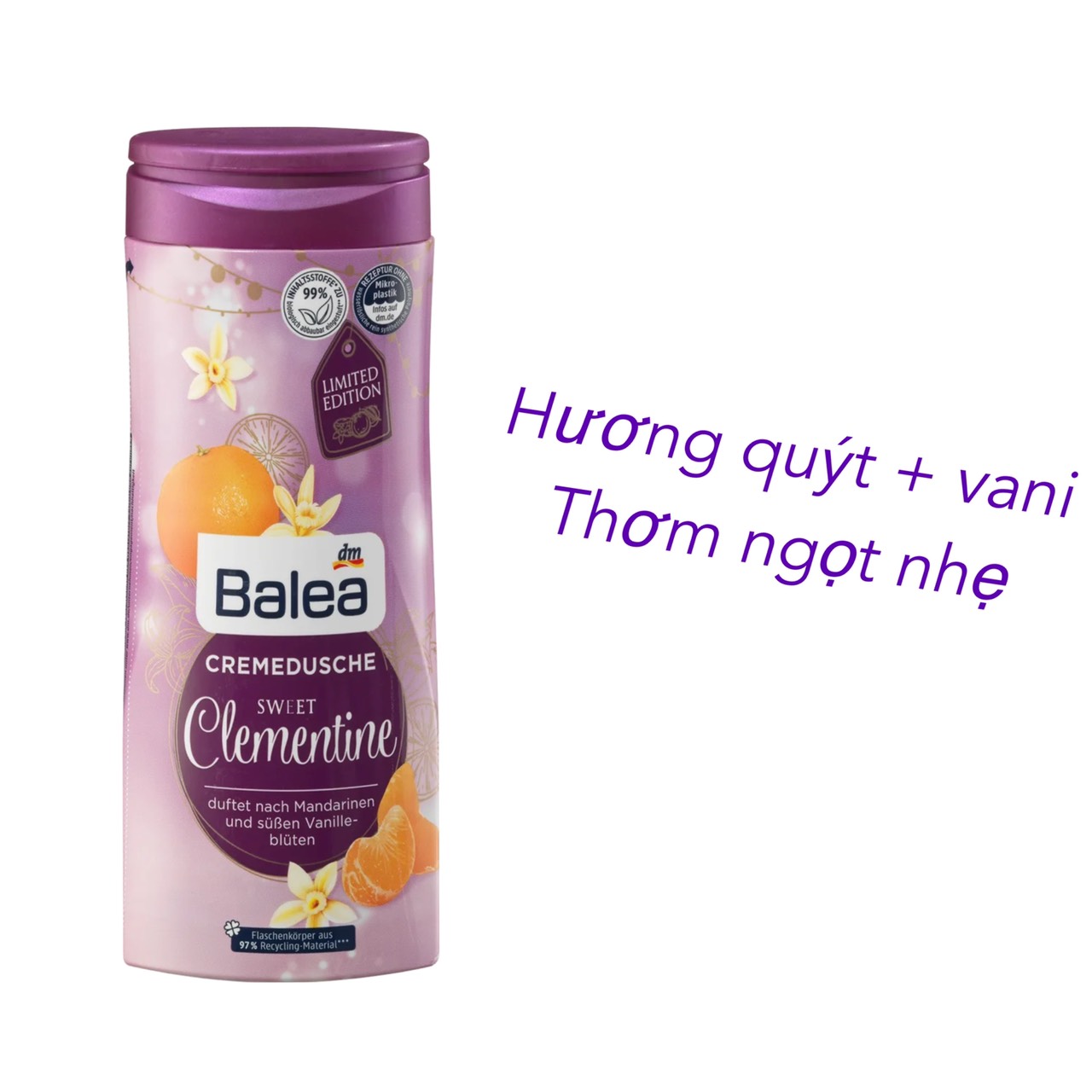 [Có sẵn] Sữa tắm balea phiên bản giới hạn 2021