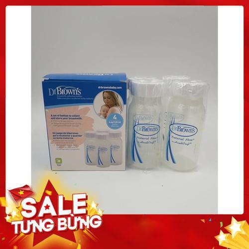 Bộ 4 bình trữ sữa Dr.Brown's dung tích 120ml