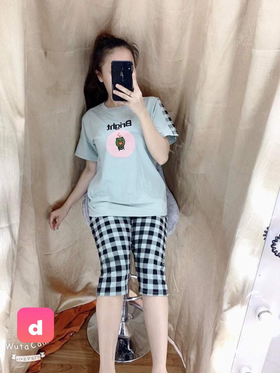 Set bộ lửng sọc cực hot siêu xinh cho chị em
