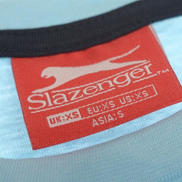 Áo thun nam Slazenger Plain (màu Light Blue) - Hàng size UK