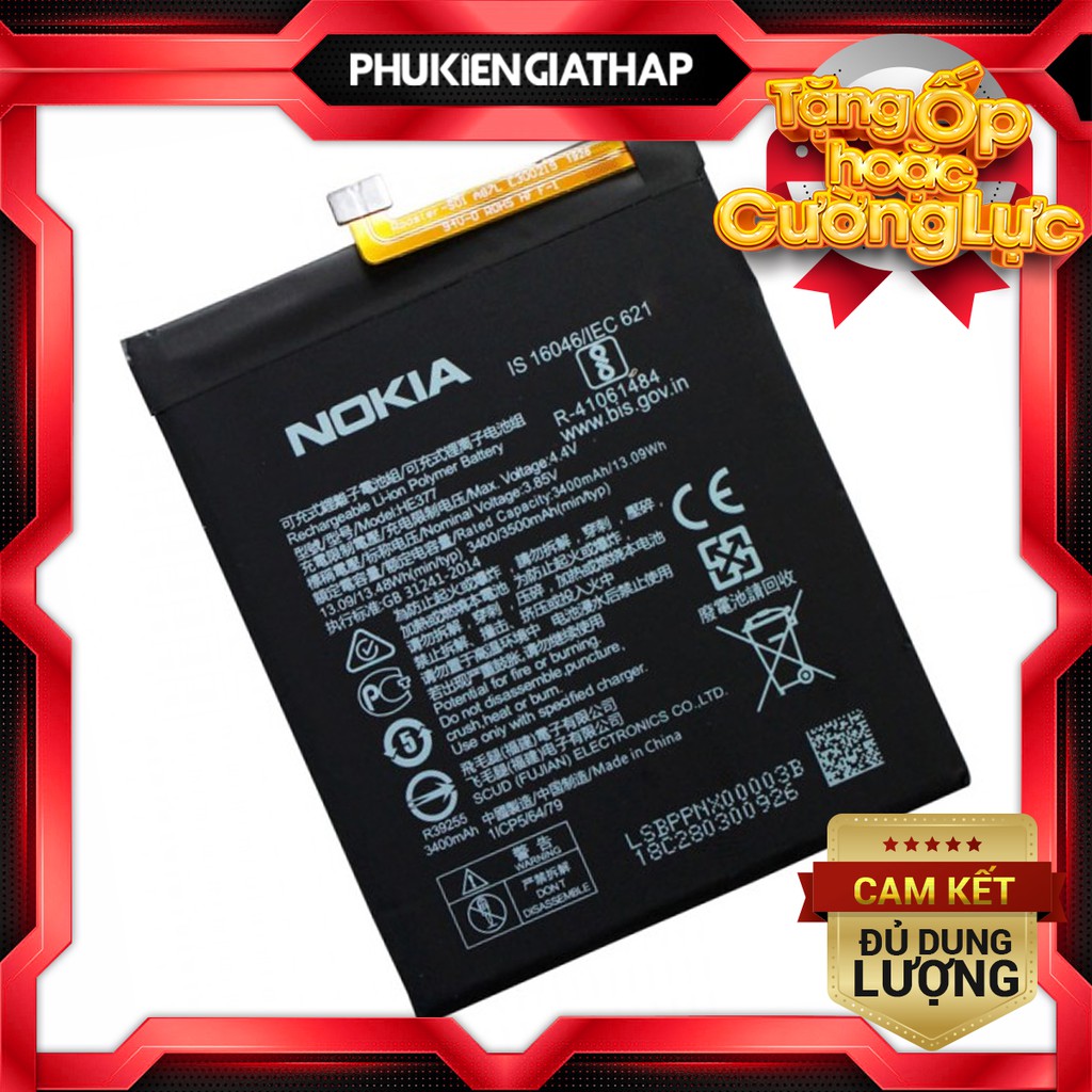 Pin Zin cho Nokia X71, Nokia 8.1 HE377 - 3500mAh