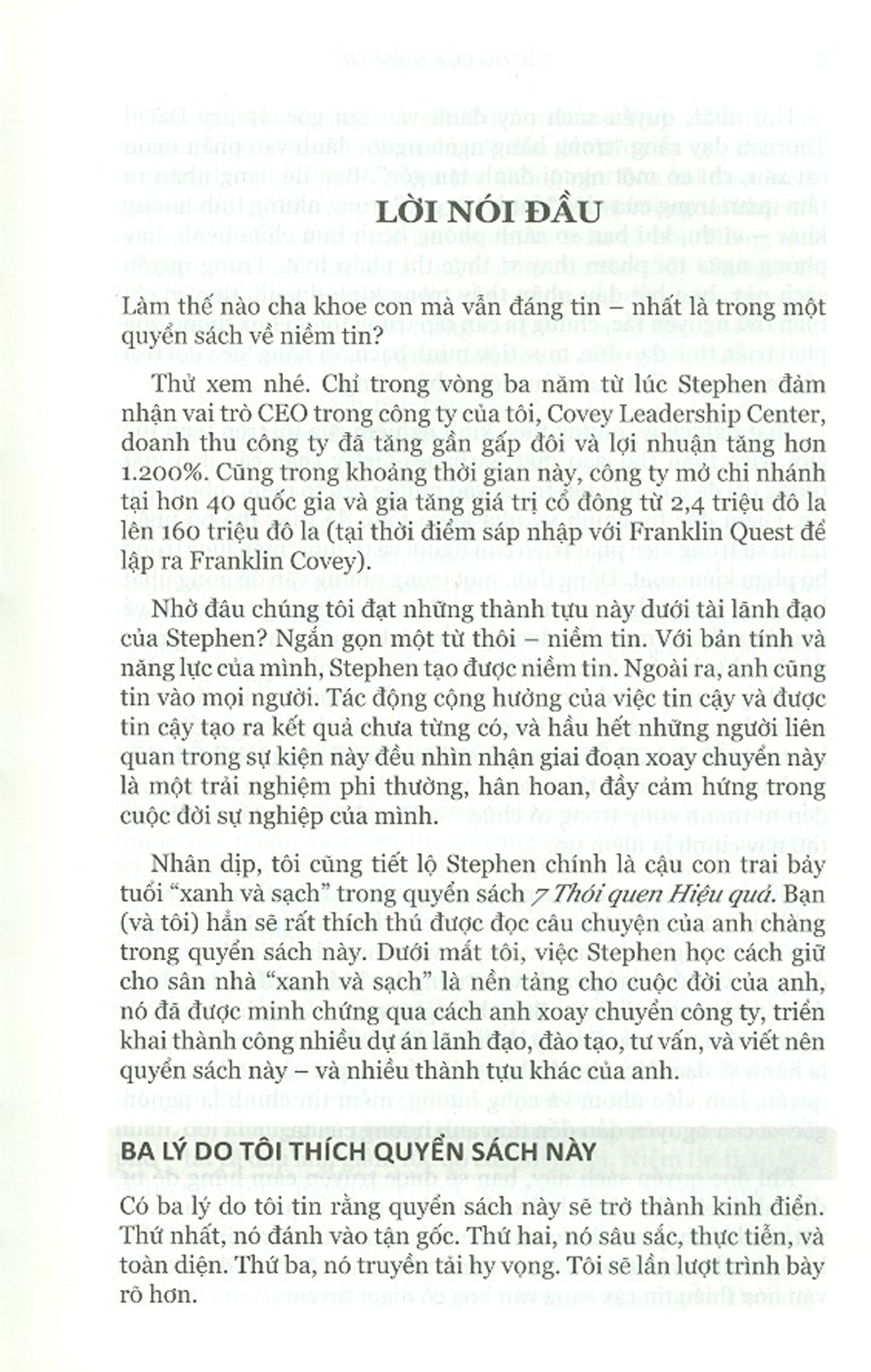 Tốc Độ Của Niềm Tin
