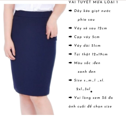 Chân váy công sở cao cấp