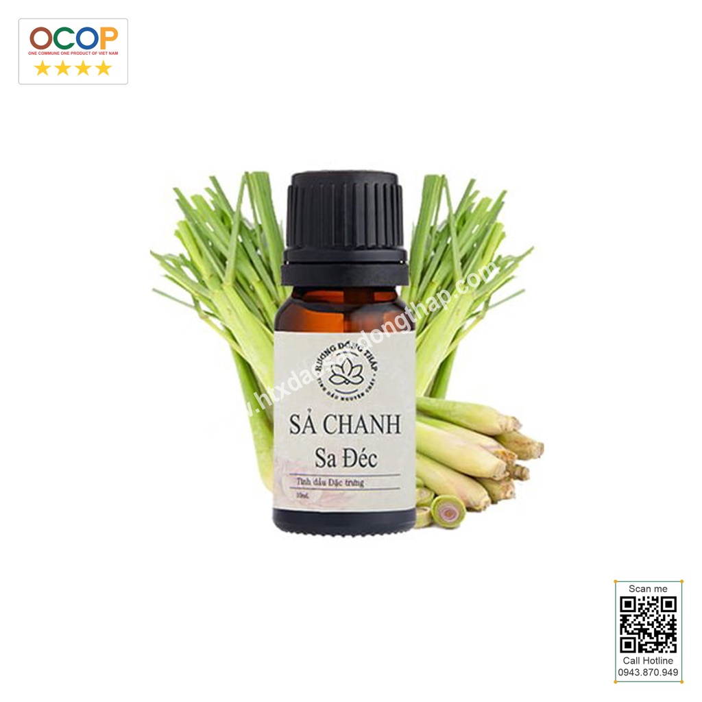 TINH DẦU SẢ CHANH SA ĐÉC