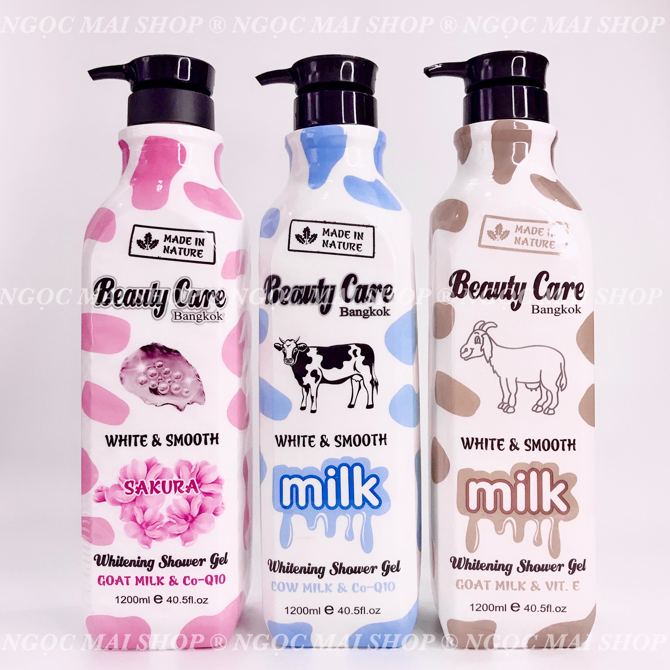 Sữa Tắm Bò Beauty Care 1200ml Thái Lan