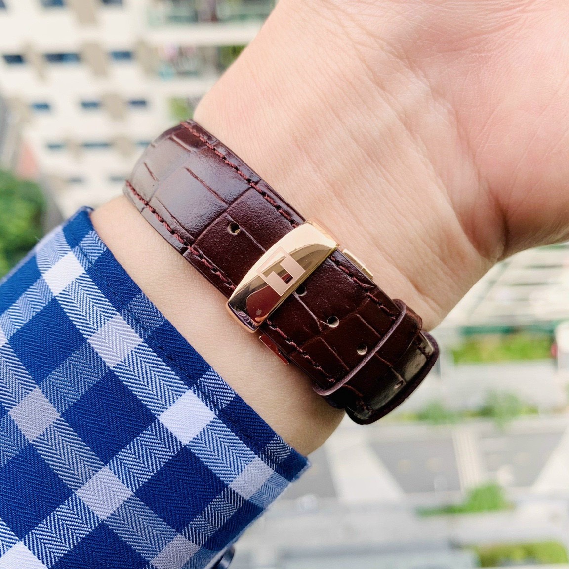 [Máy cơ - Automatic] Đồng hồ nam TISSOT viền gold [Bảo hành 12 tháng]