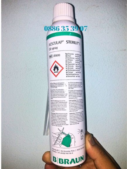 Dầu bảo dưỡng dụng cụ AESCULAP STERILIT OiL Spray JG600, B BRAUN