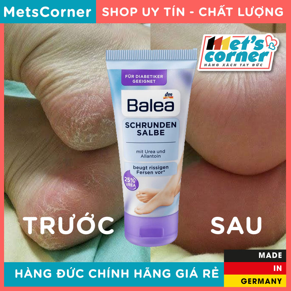 Kem chống Nứt Gót Chân Balea Schrundensalbe, 50 ml
