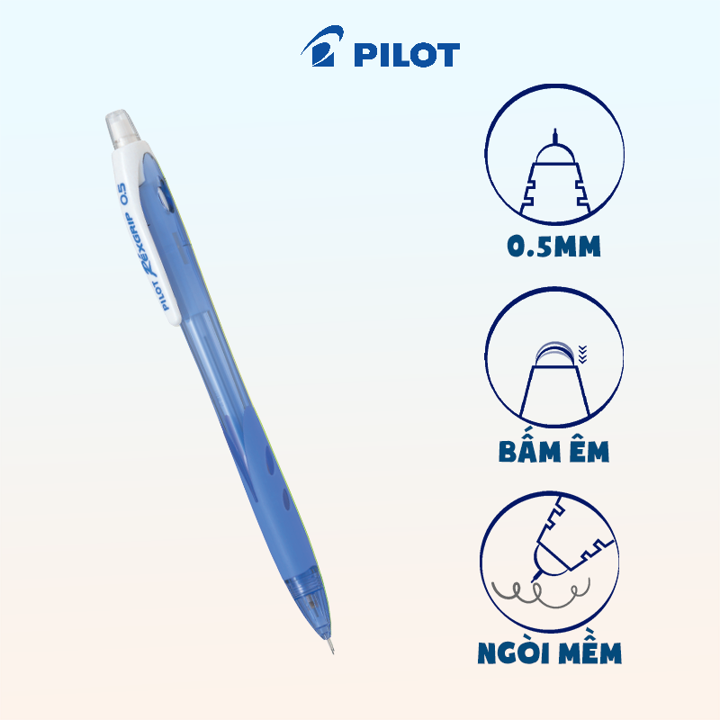 Bút chì bấm Pilot Rexgrip HRG10R-CL-BGD2B