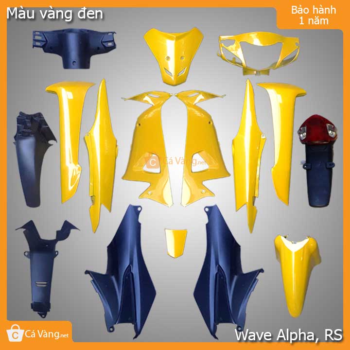 [HCM]Tem lửa xe Wave Anpha LOẠI ZIN TEM XỊN - màu VÀNG