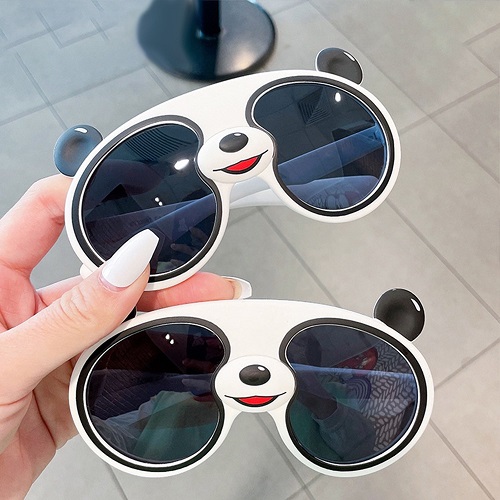 Mắt kính gấu trúc cute cho bé trai bé gái, kính chống bụi, dễ thương