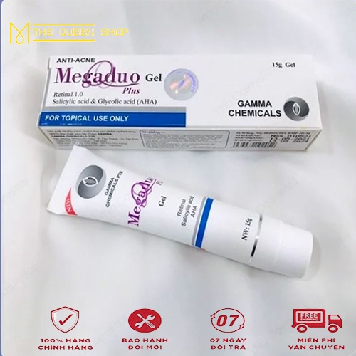 Megaduo Plus gel và bản Plus Giảm Mụn Ẩn và Hết Thâm