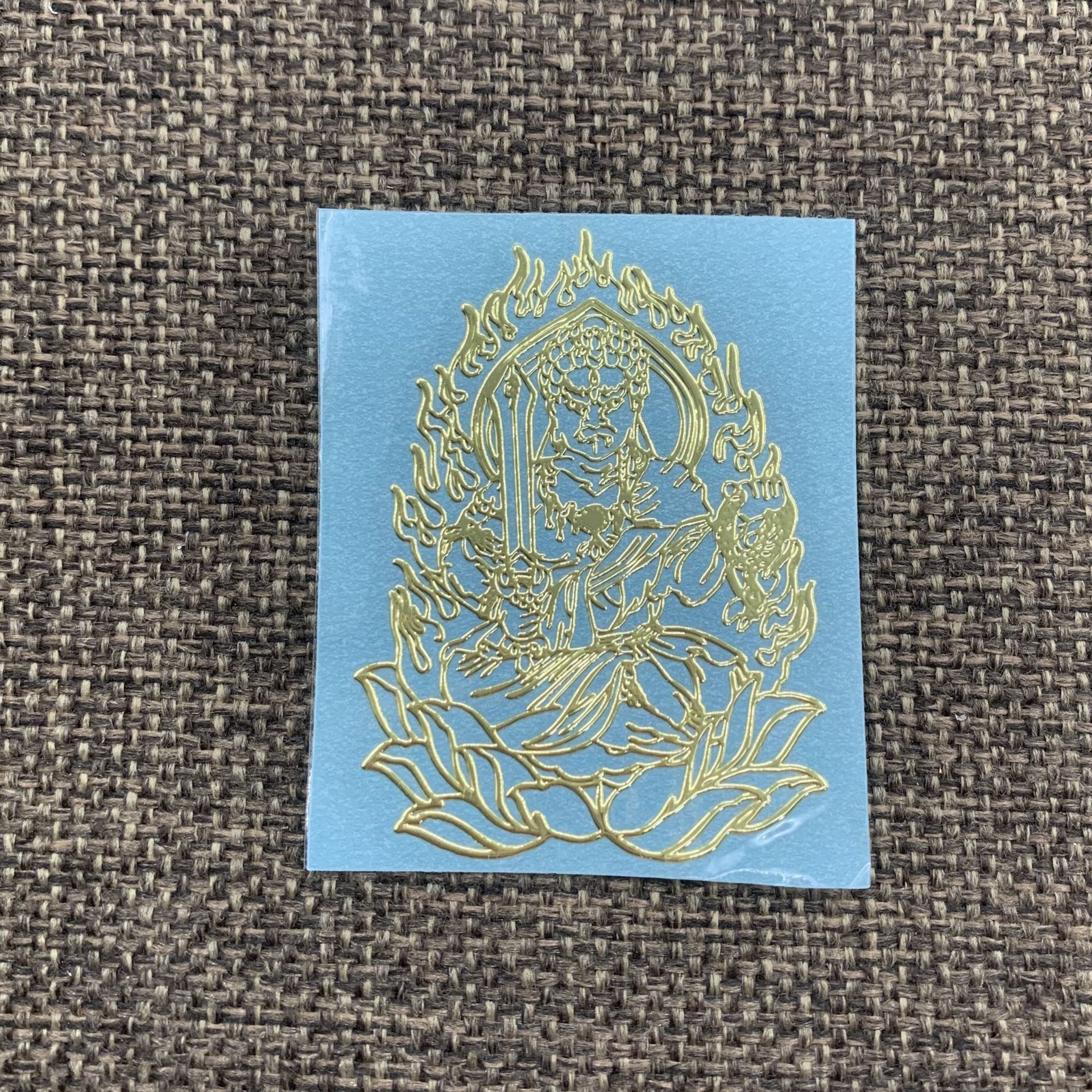 Decal phản quang hình Phật -Hoa sen dán xe-dán tường-Hình Phật bản mệnh dán điện thoại